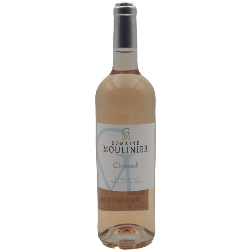 Domaine Moulinier Cinsault Rosé IGP Pays d'Oc Organic - Buy Organic Wine Online