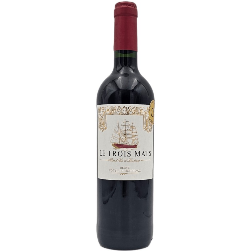 Château La Motte Bailan Le Trois Mats Blaye-Côtes de Bordeaux Rouge - Exquisite WINE