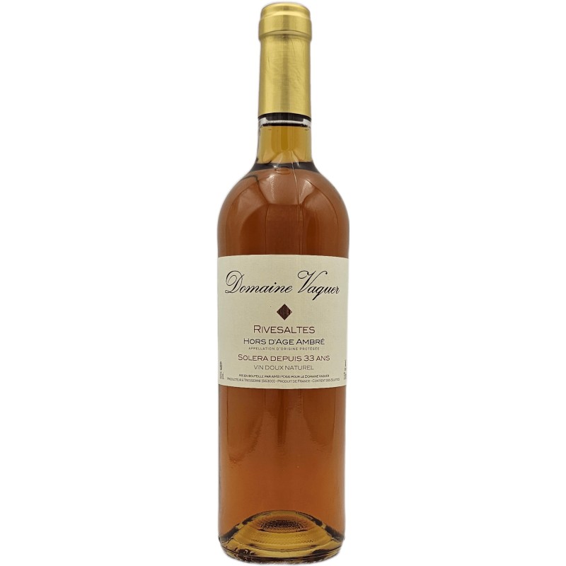 Domaine Vaquer Rivesaltes Hors d'Âge Solera - Exquisite Fortified Wine