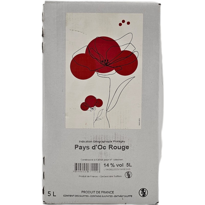 Tavel Merlot Pays d'Oc | 5L Bag-in-Box