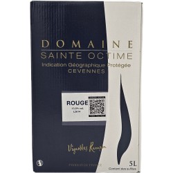 Domaine Sainte Octime Bib Rouge - Organic Rouge Wine 5l